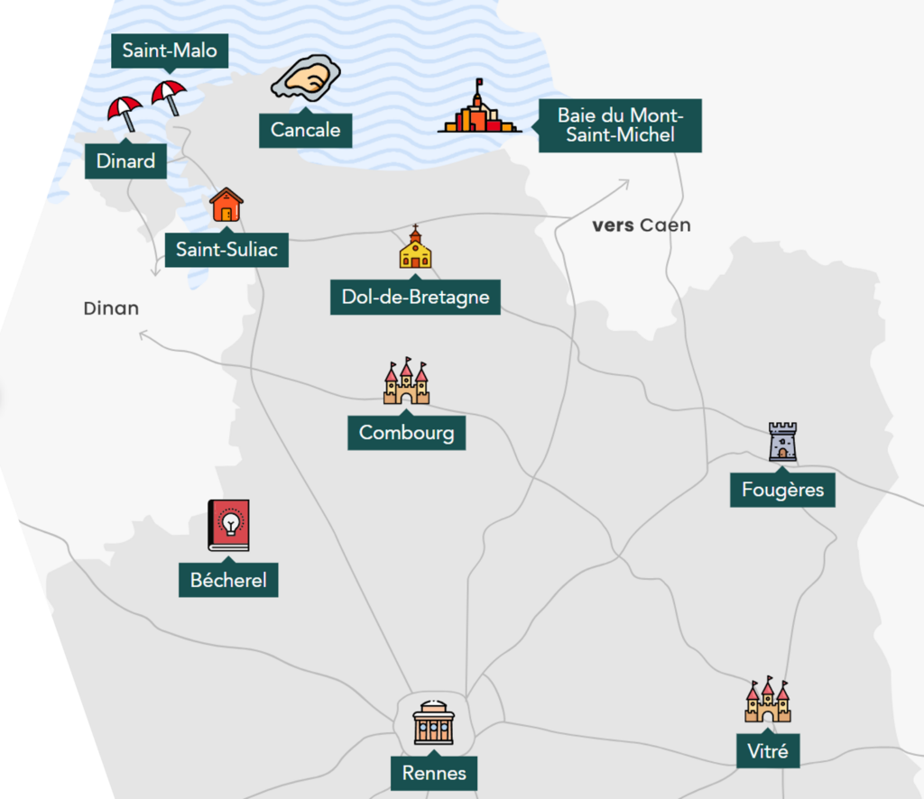 Carte d'Ille et Vilaine